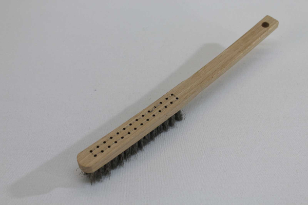 Gewindebürste 2 x 28 cm Edelstahldraht